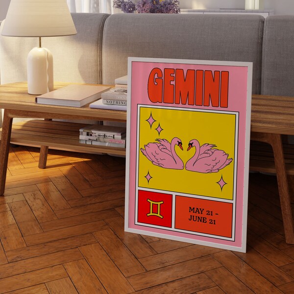 Gemini Art - Etsy