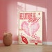 Heartbreak Hotel Quote Wall Print, Digital Download Print, Retro Wall Decor, Large Printable Art, Downloadable Prints 