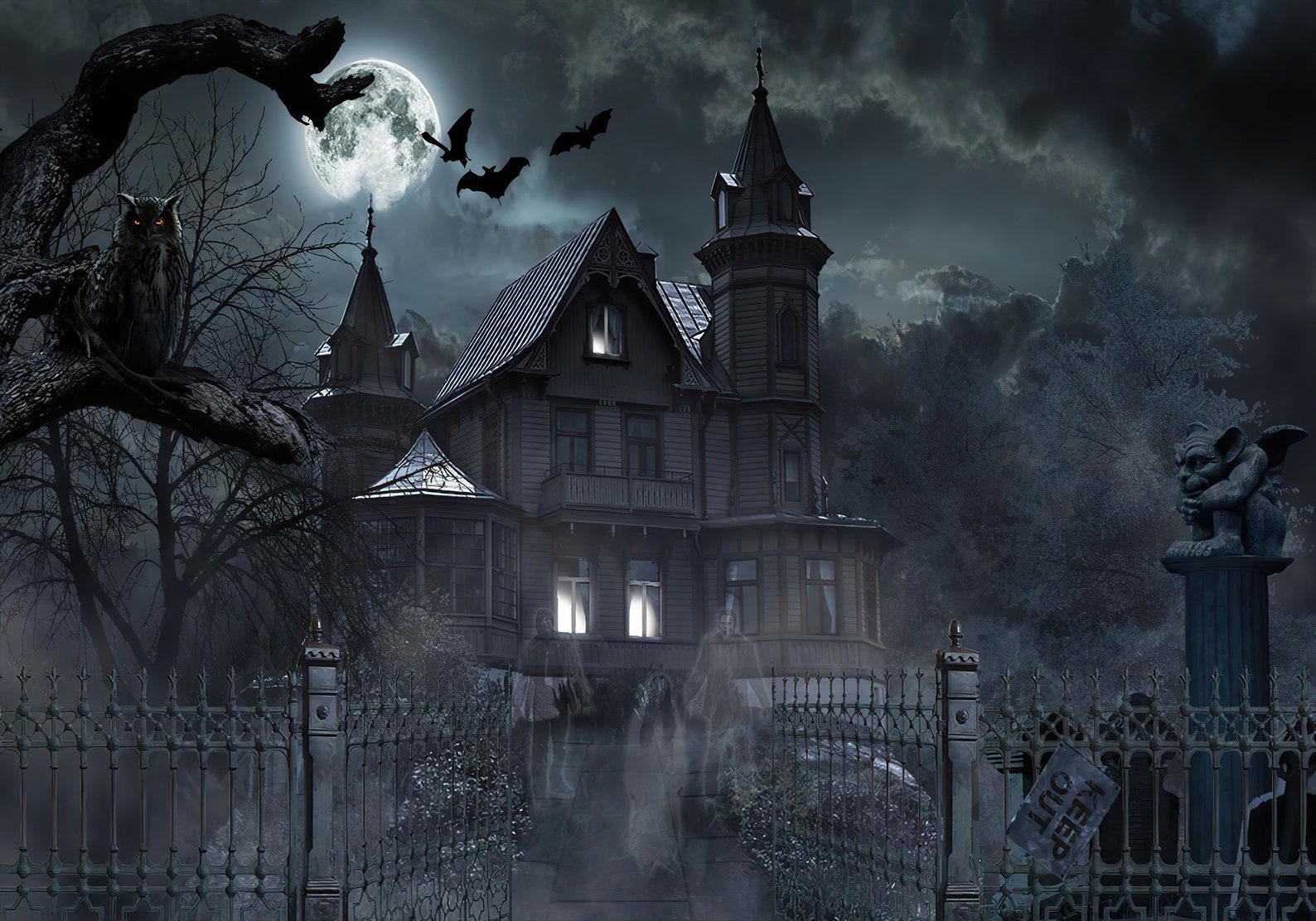 Scary Halloween 1000 Piece Jigsaw Puzzle Premium Jigsaw Etsy