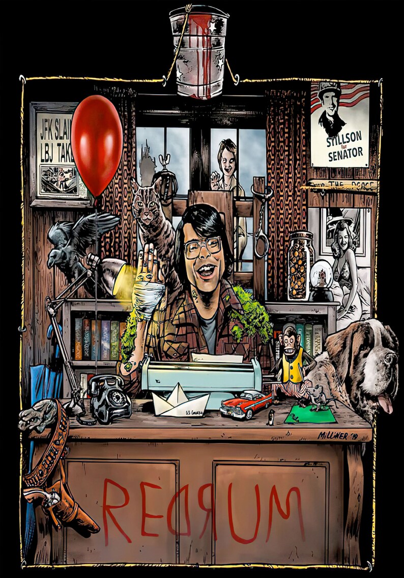 In honor of Stephen King's birthday 1000 Piece Jigsaw Etsy