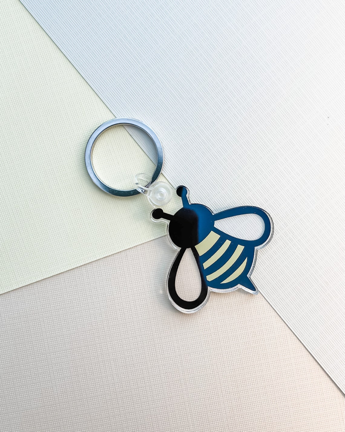 Bee Keychain Etsy