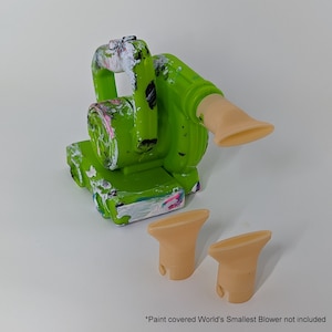 Air concentrator attachment for the World&#39;s Smallest Blower for Acrylic Paint Pouring