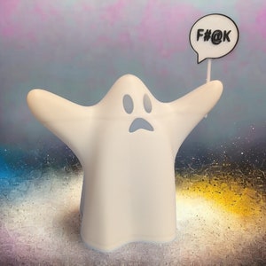 Spooky 3D Printed Ghost Lamp - Add a Spectral Glow to Your Space!