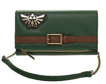 Zelda Green Crossbody Women's Hand Purse Clutch Wallet