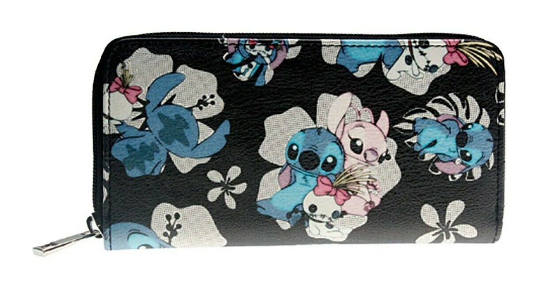 Stitch and Angel Characters Women's Hand Purse Clutch Wallet - Etsy