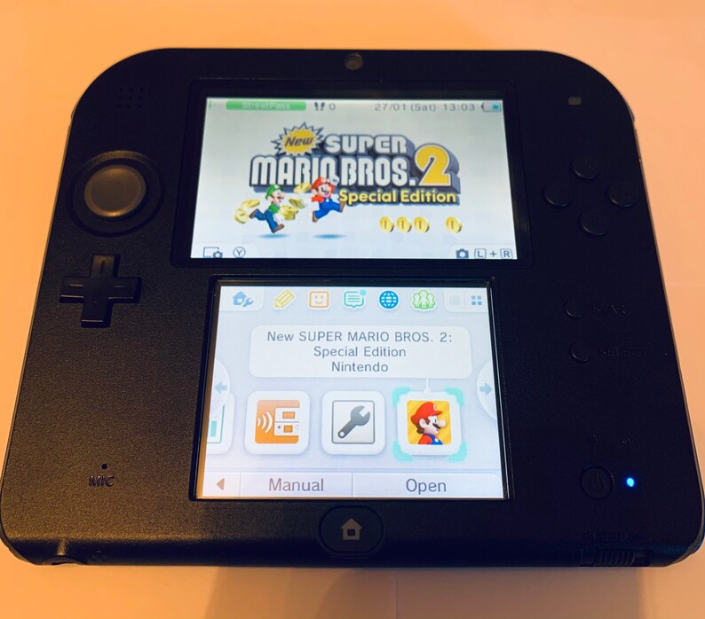 Fully Loaded 128GB Nintendo 2DS Console JailBroken HomeBrew Etsy