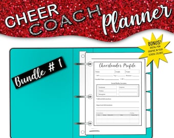 Cheerleading Coach Binder Printable, Digital Planning, Cheer Coach ...