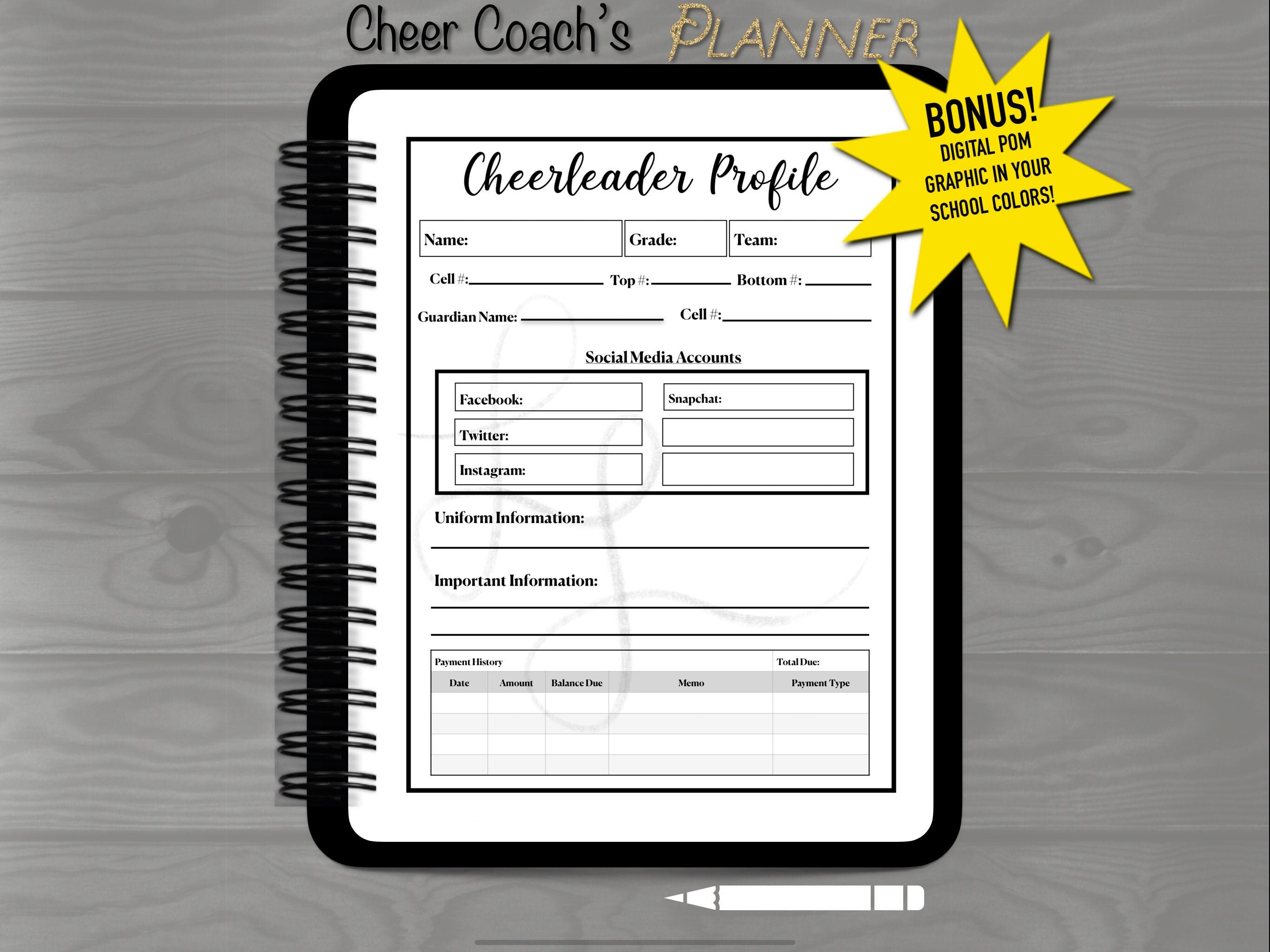 Cheer Coach Printables Printable Word Searches