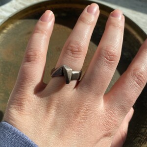 Vintage UNIQUE Sterling Silver 925 Multi-Dimensional Ring