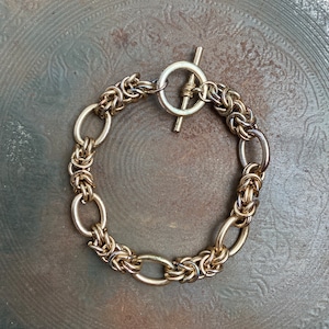 Vintage Gold Tone Link Bracelet
