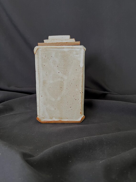 Japanese style stoneware jar or vase