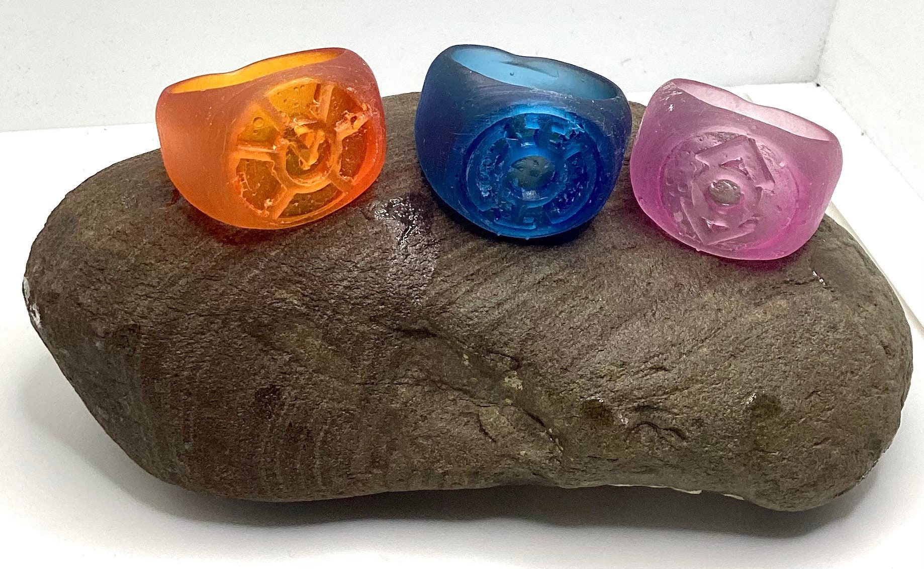 Custom Rings of the Lantern Corps, Lantern Corps Rings, DC Lantern