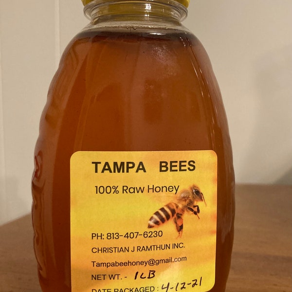 One pound of raw local honey.