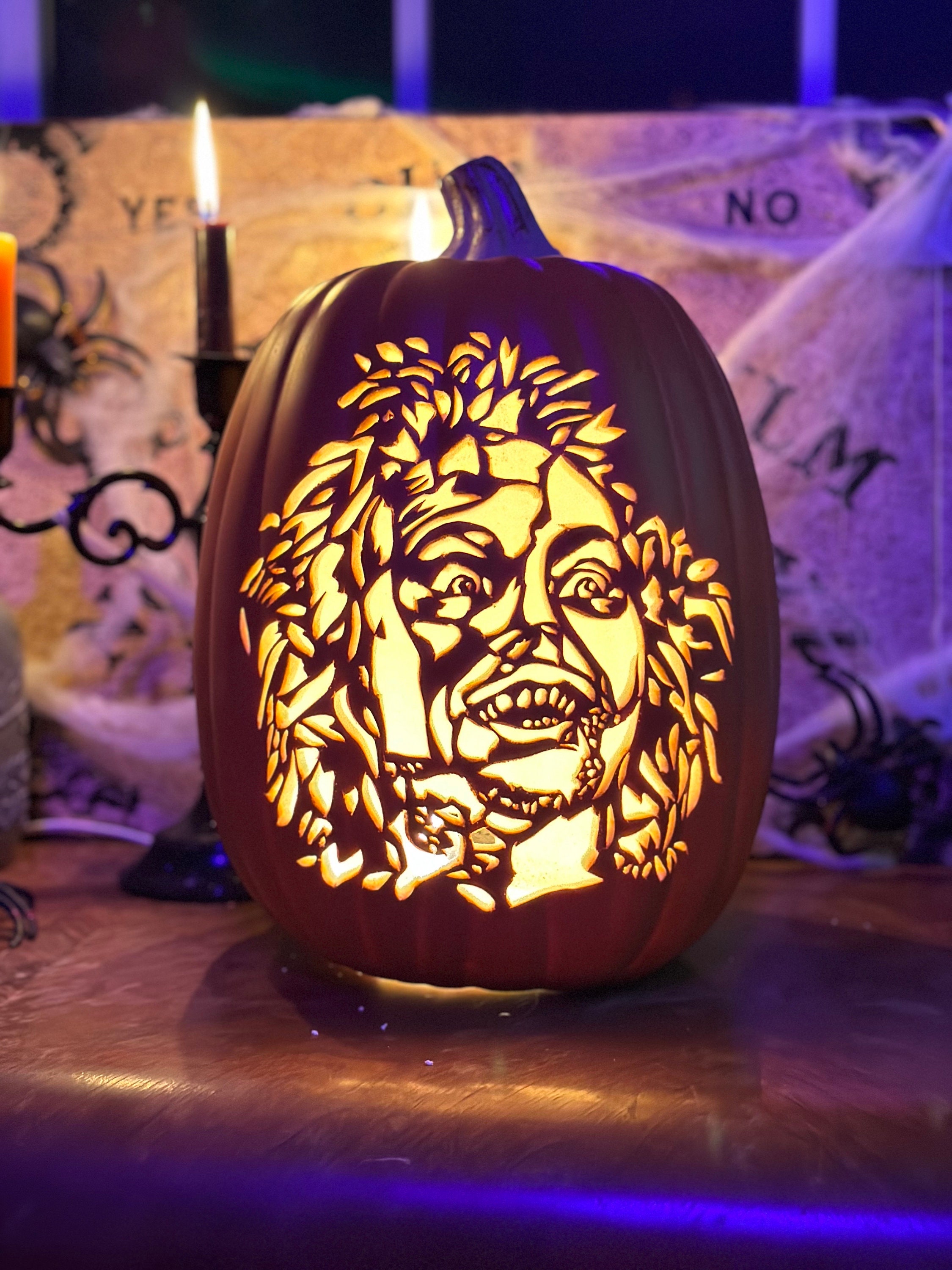 Custom Pop Culture Character Carved Foam Pumpkin - Etsy