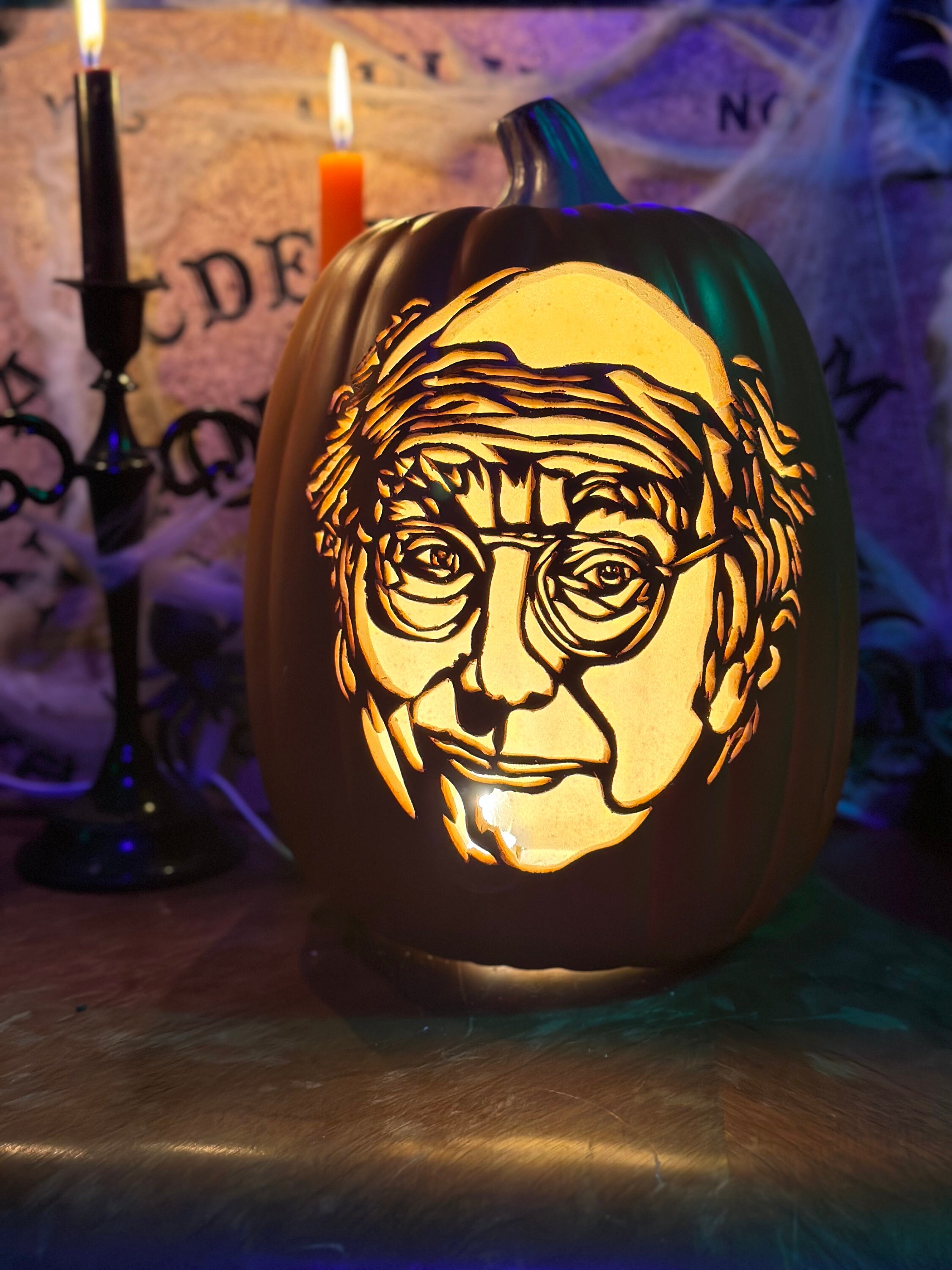 Custom Pop Culture Character Carved Foam Pumpkin - Etsy
