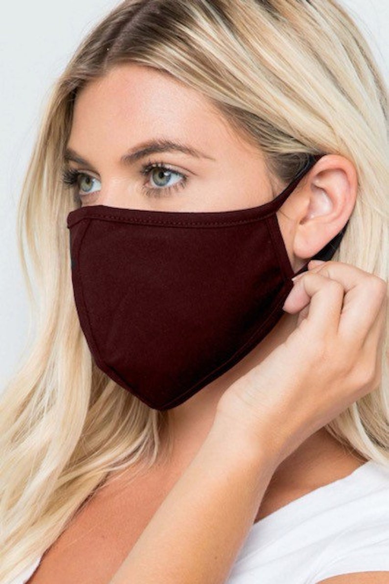 3 Masks/Set Adult Face Masks / Cotton / Made in USA / Etsy