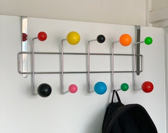 Bunte Vintage Sputnik Türgarderobe – Space Age – 90er Jahre – Atomdesign