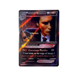 Patrick Bateman Fanmade | Pokémon Trading Card