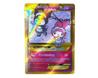 ポケモンカードゲーム Kuromi Kuromi & My Melody | Pokémon Trading Card - Etsy