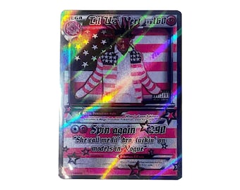 Pink Tape Lil Uzi Vert Fanmade | Handmade Pokémon Trading Card