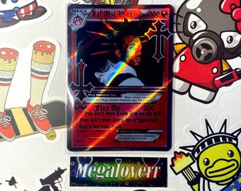 Rockstar Lil Uzi Vert Fanmade | Handmade Pokémon Trading Card - Etsy