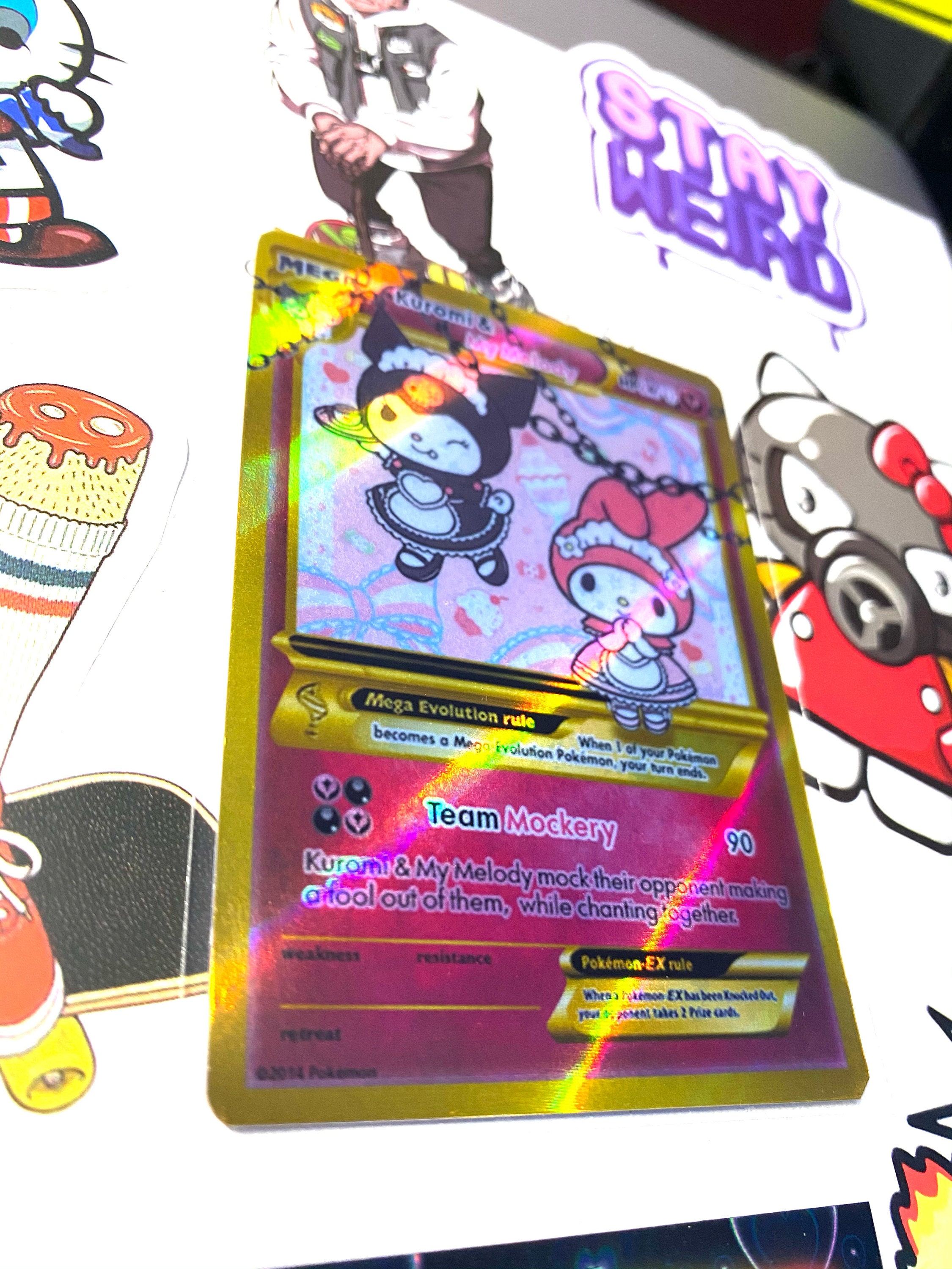 Kuromi & Melody Fanmade | Pokémon Trading Card - Etsy