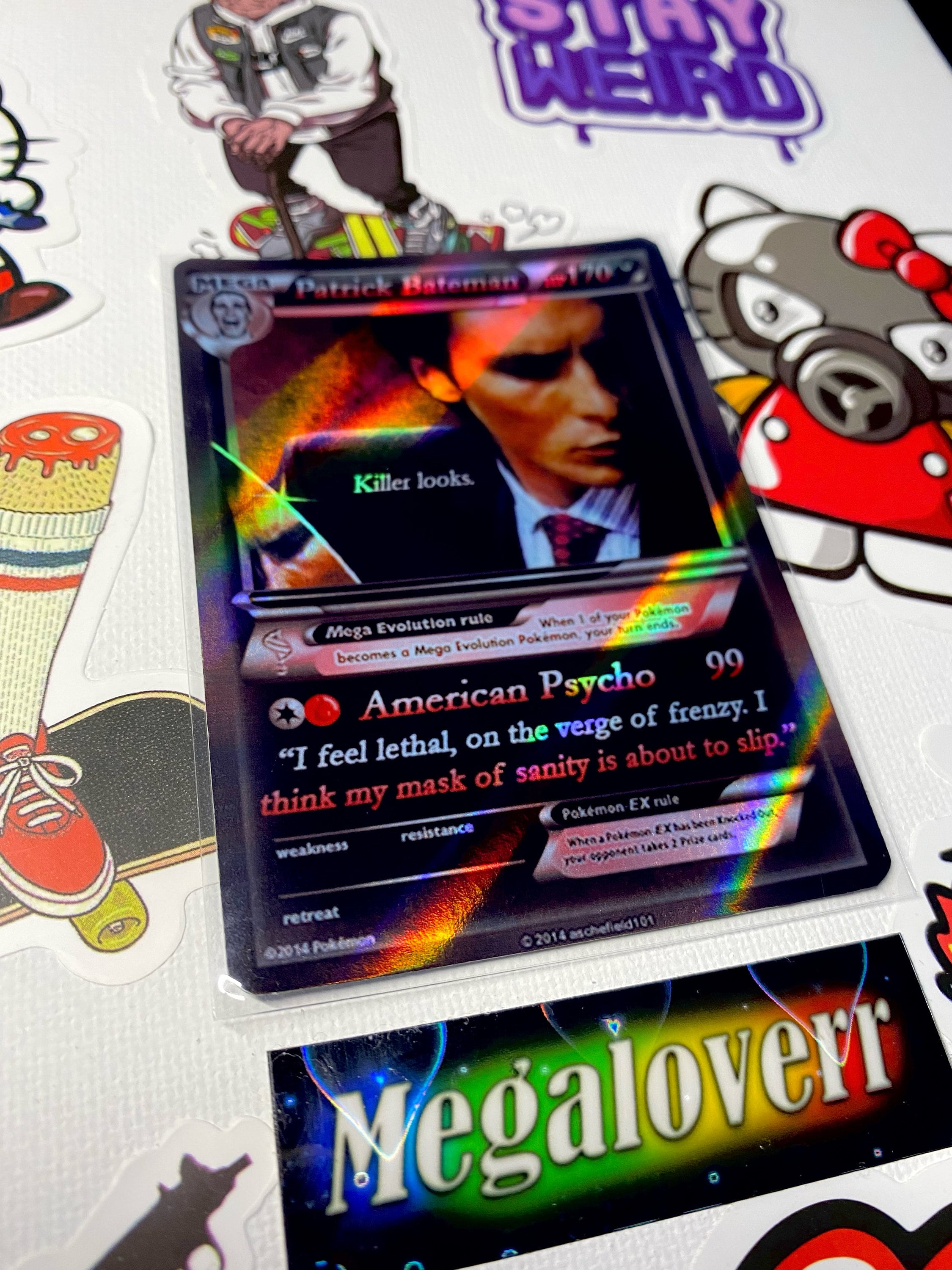 american psycho pokemon cards American Psycho Birthday Card, Patrick Bateman, Christian Bale, Happy  Birthday Card, American Psycho Gift, Funny Birthday Card, Pop Culture   YeaOhGreetings