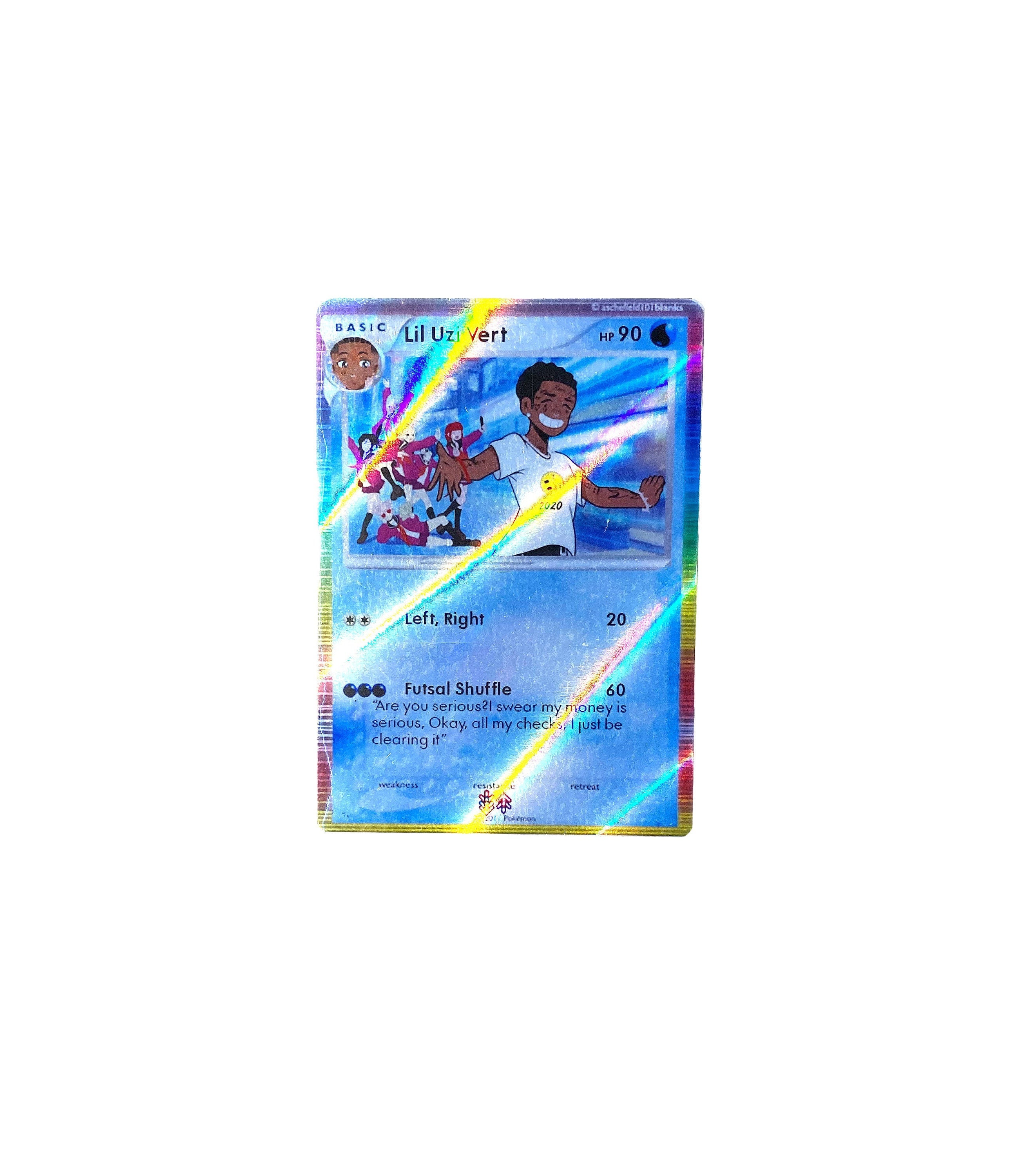 Lil Uzi Vert Fanmade | Handmade Pokémon Trading Card - Etsy