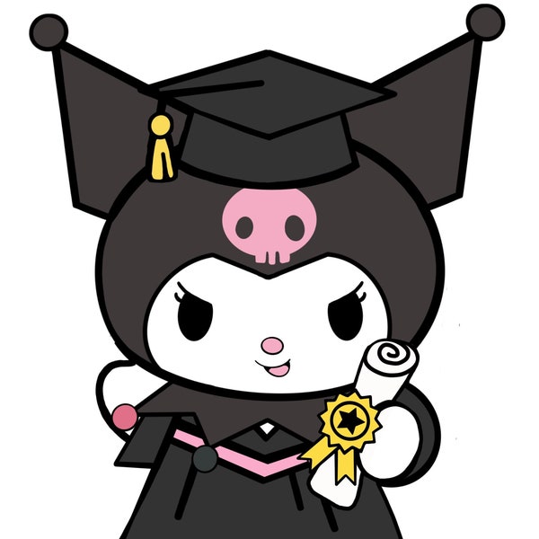 Kitty and Friends Inspired Graduation Image. PDF. PNG. JPEG. Svg