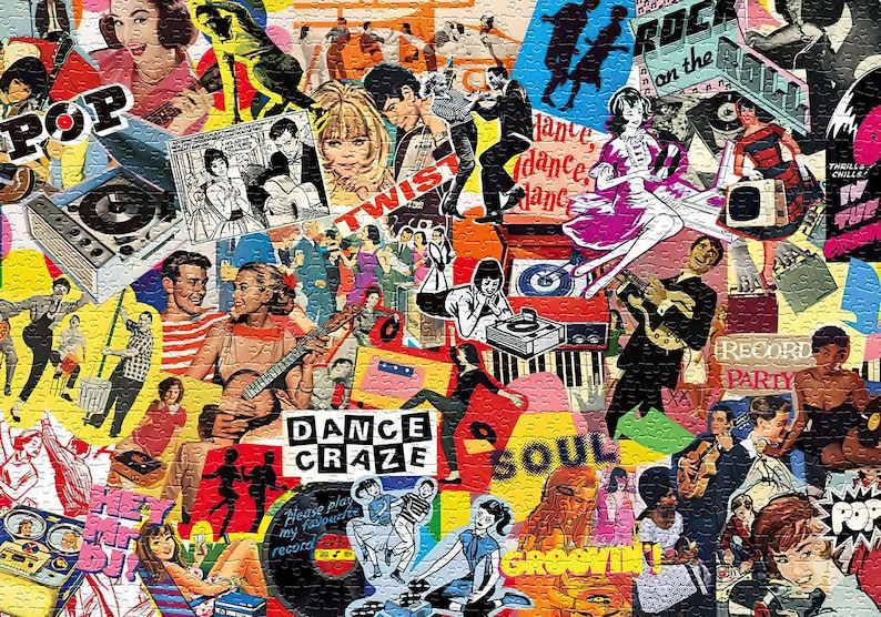 Pop Culture 1000 Piece Jigsaw Puzzle Premium Jigsaw Puzzle Etsy