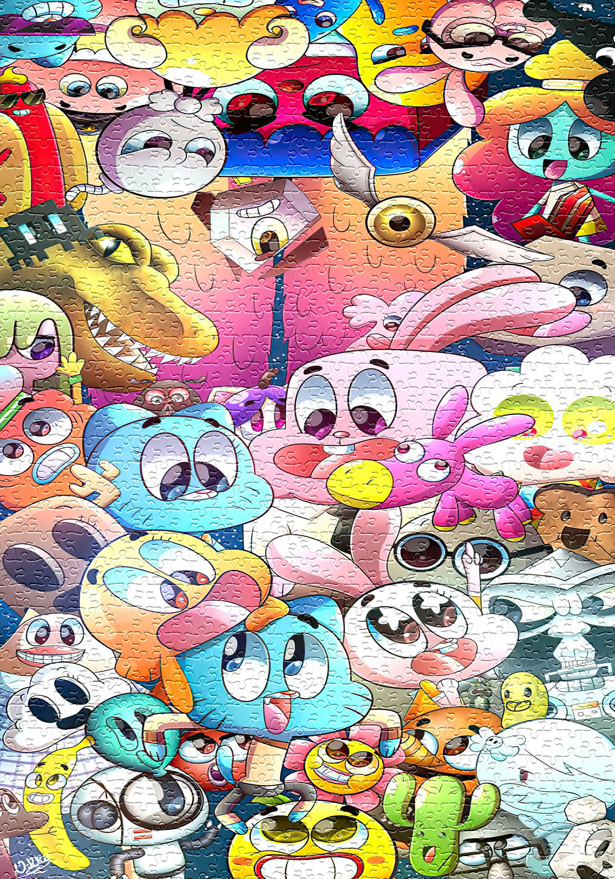 The amazing world of Gumball 1000 Piece Jigsaw Puzzle Premium Etsy