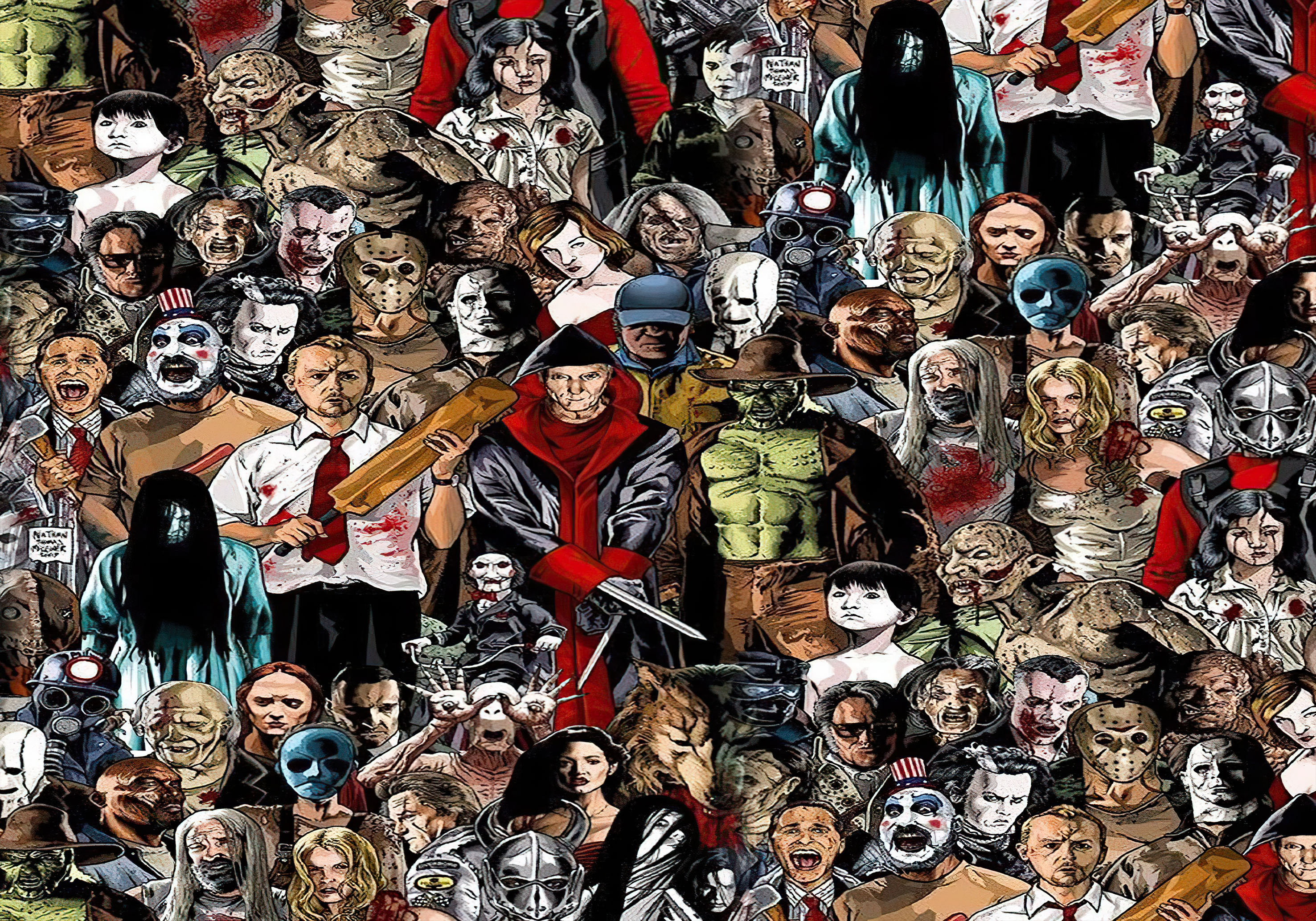 Horror Movie Icons 1000 Piece Jigsaw Puzzle Premium Jigsaw Etsy