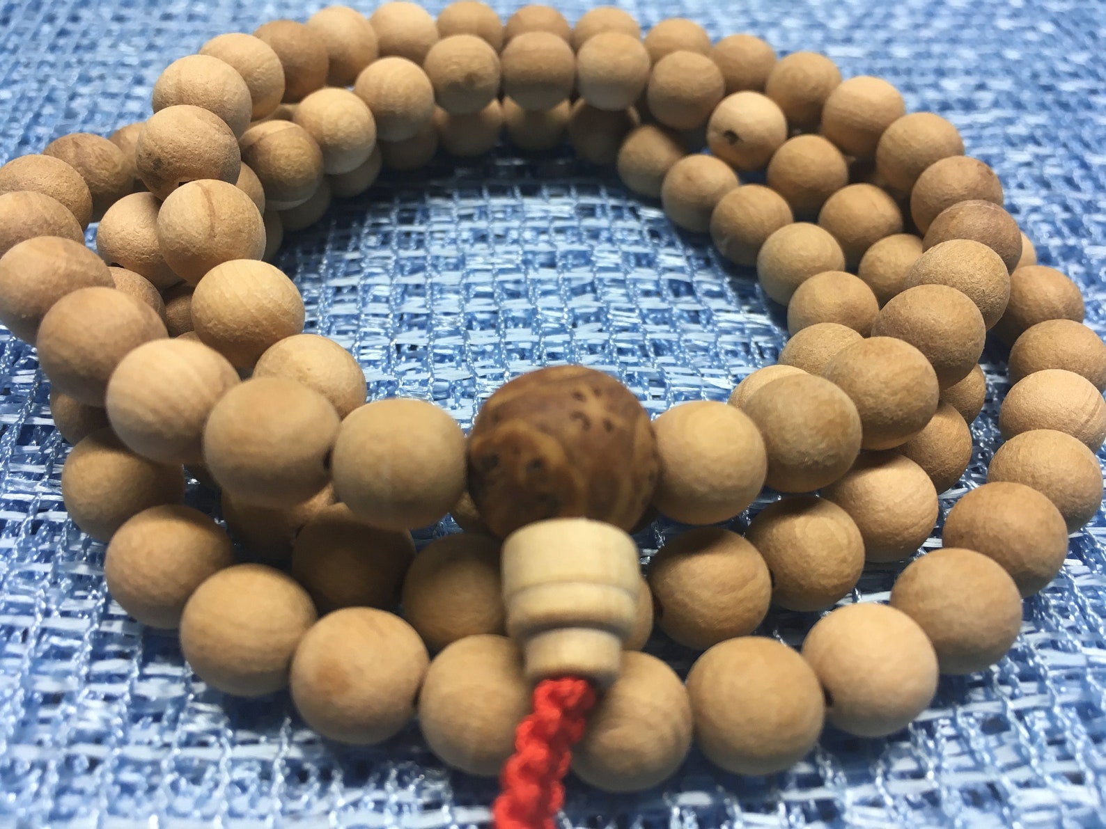 Buddhist rosary for meditation 108 beads center bead from Etsy