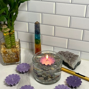 Healing Manifestation Floating Candle Set