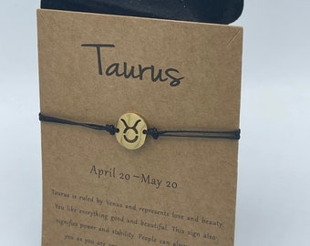 Taurus Horoscope Bracelet