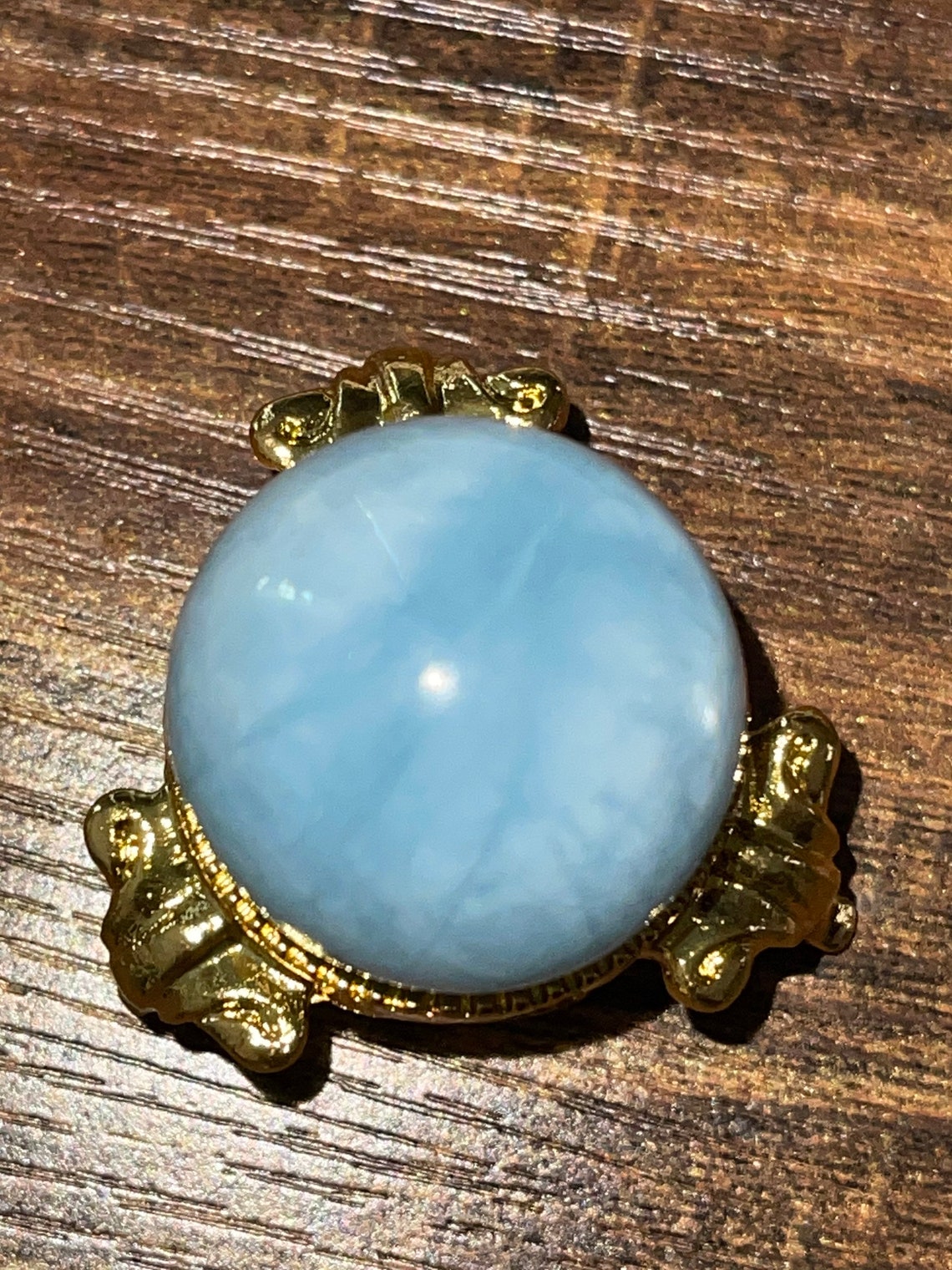 AQUAMARINE Crystal Mini Sphere With Stand | Etsy