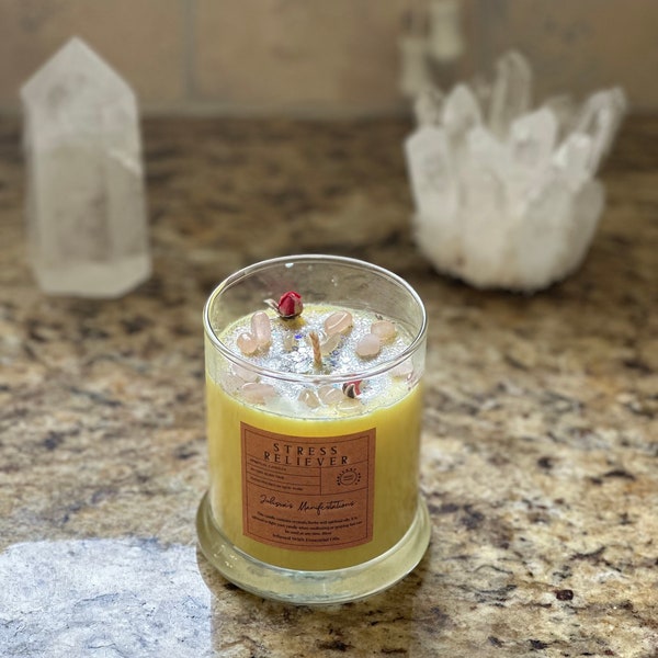 Stress Relieving Intention Candle