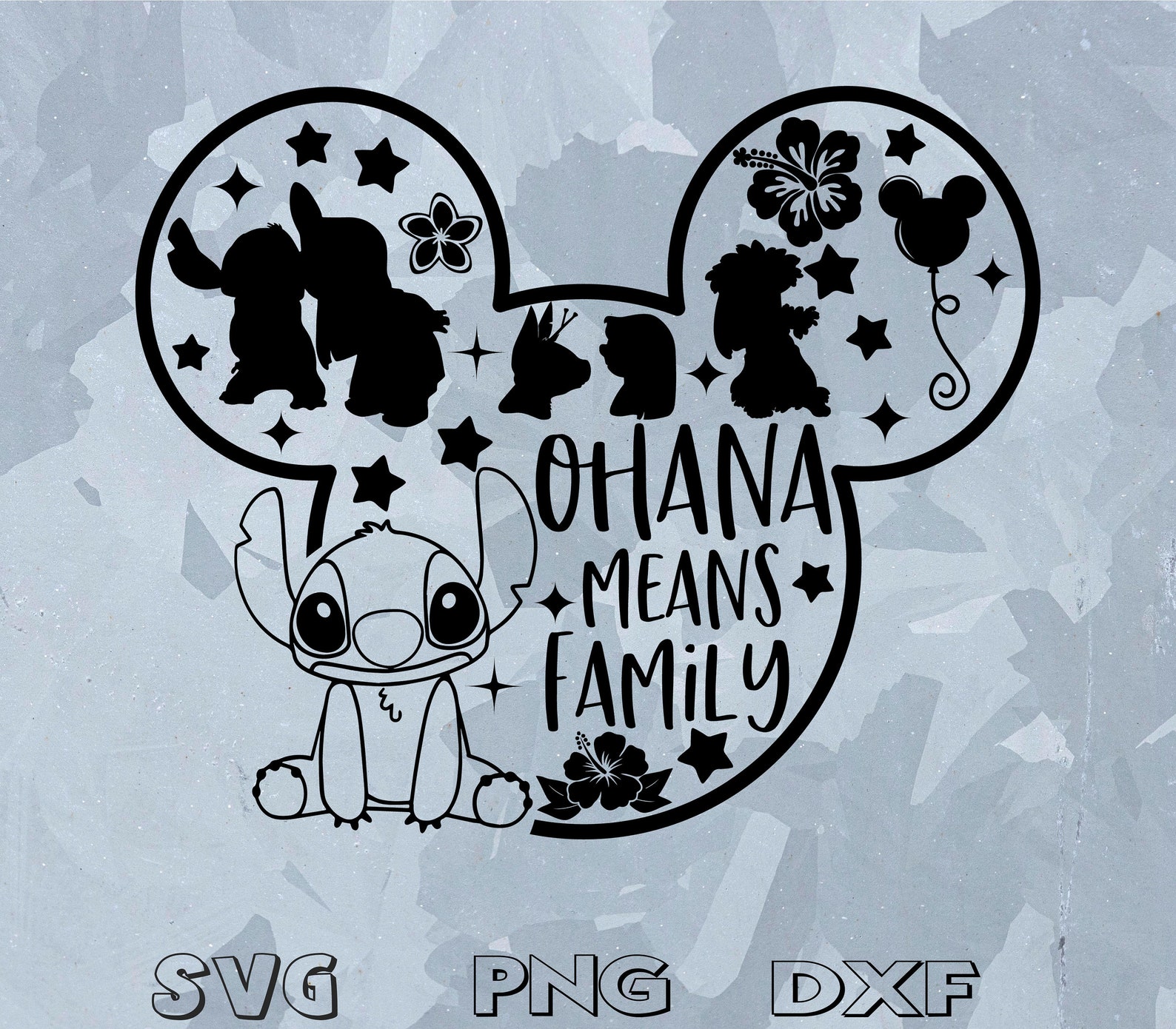 Free Free 268 Outline Disney Stitch Svg SVG PNG EPS DXF File