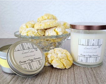 Lemon Cookies Premium Hand Poured Soy Candles