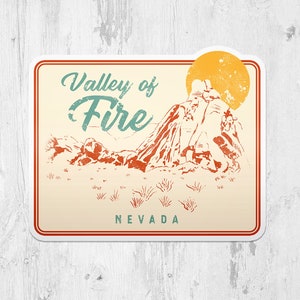 Valley of Fire State Park Vinyl Sticker