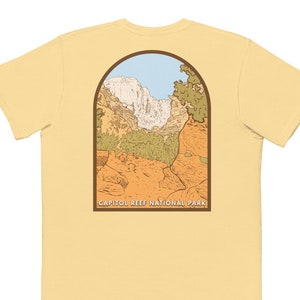Capitol Reef National Park Unisex Pocket T-Shirt