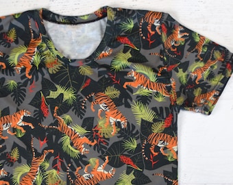 Tiger Jungle Print Women's T-Shirt