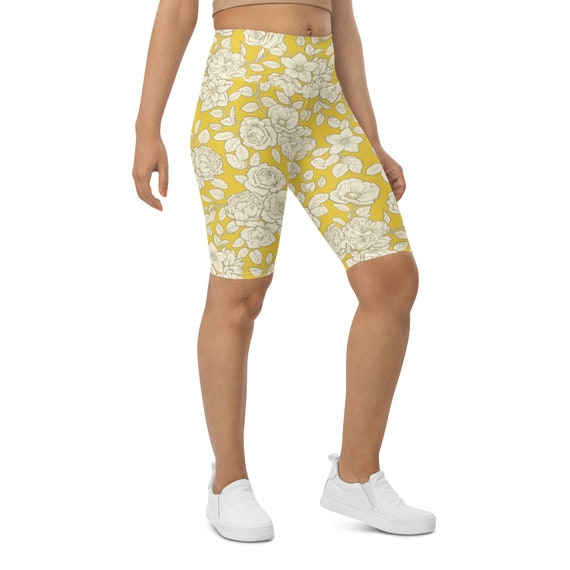 Floral bike shop shorts