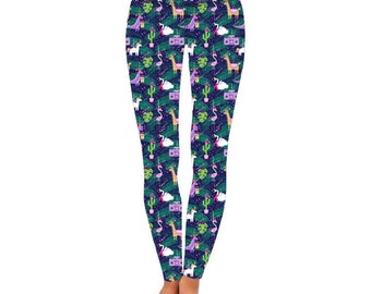 Christmas Leggings Etsy