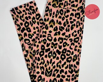 Rose Gold Leggings - Etsy