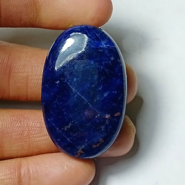 Natural Sodalite Cabochons,Sodalite Gemstone,Sodalite Loose Stone,Sodalite Semi Precious,Sodalite jewelry Making   Cts.63  41X26MM