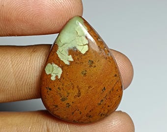 Chrysoprase Cabochon: Loose Gemstone for Jewelry Making (29Cts, 29x22mm)