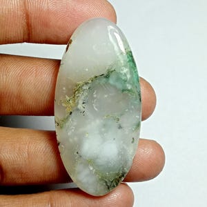 Chrysoprase Cabochons,Chrysoprase Gemstone,Loose Stone,Chrysoprase Semi Precious,Chrysoprase jewelry Making  51Cts. 47X23 MM #400