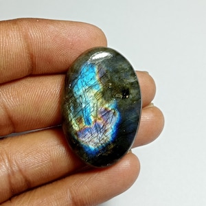Labradorite Cabochons,Labradorite Gemstone,Labradorite Loose Stone,Labradorite ,Labradorite jewelry Making 44Cts. 36 X 24 MM