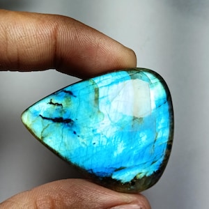Labradorite Cabochons,Labradorite Gemstone,Labradorite Loose Stone,Labradorite ,Labradorite jewelry Making 92Cts. 44 X 35 MM